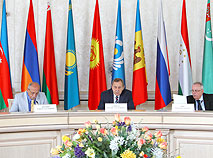 Observers from the CIS mission during parliamentary elections in 2012