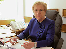 Chairperson of Belarus’ Central Election Commission Lidia Yermoshina