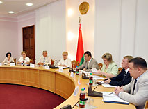 A session of Belarus’ Central Election Commission