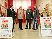 2012 parliamentary election. International observer Bernard Seux in Vitebsk