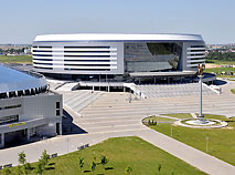 Minsk-Arena, the main venue of the 2014 IIHF World Championship