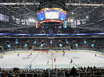 Ice hockey ground of Minsk-Arena