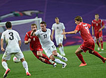 The Belarusian national team play their maiden Olympic football match at 2012 London Olympic Games