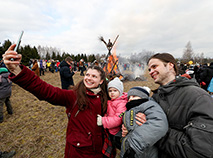Maslenitsa festivities at Belarusian State Museum of Folk Architecture and Rural Lifestyle