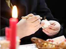 Easter egg painting workshops at Museum of Belarusian Folk Art in Raubichi