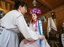 У музеі народнай творчасці 