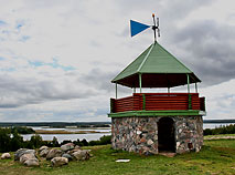 Mount Mayak is the best observation point in the vicinity of the Braslav Lakes