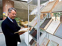 The exhibition of books in the sociocultural center