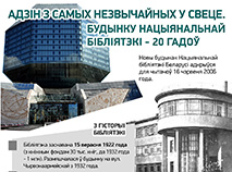 Будынку Нацыянальнай бібліятэкі - 20 гадоў