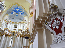 The altar decorations in St. Sophia Cathedral