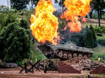 Tank biathlon on Stalin’s Line