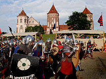 The historical recreation festival Legacy of Centuries in the Mir Castle