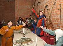 The theatrical performance Prince Jogaila’s Wedding in the Lida Castle