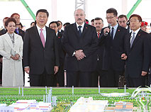 Первый этап строительства Китайско-белорусского индустриального парка 