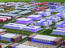 The construction scheme of the Chinese-Belarusian industrial park