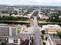 鸟瞰维捷布斯克市