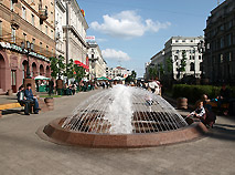 明斯克列宁大街喷泉