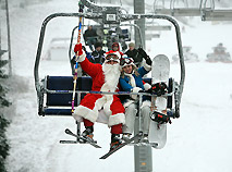 “西里奇”滑雪中心缆车