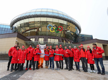 Группа белорусских спортсменов отправилась на зимнюю Олимпиаду в Пхенчхан