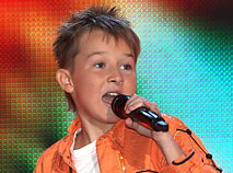 Алексей Жигалкович на Международном детском конкурсе песни 