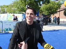 ALEKSEEV at the opening ceremony of Eurovision 2018