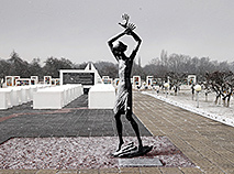 Monument to children – victims of the Great Patriotic War in Krasny Bereg