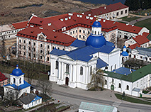 Zhirovichi Monastery from above