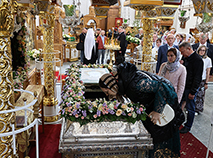 Veneration of the relics of St. Euphrosyne of Polotsk