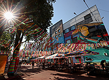 Luchshaya Ulitsa [Best Street] food cluster, Minsk