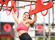 Bison Race obstacle course competition in Silichi