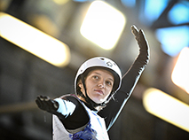 PyeongChang 2018 Olympic champion in freestyle skiing Hanna Huskova of Belarus